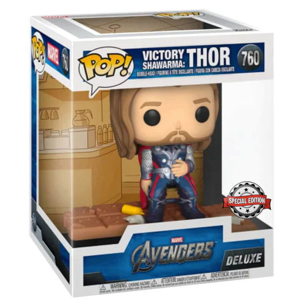 Фігурка Funko POP Deluxe Marvel Avengers Тор 15 см (889698543286) - зображення 1