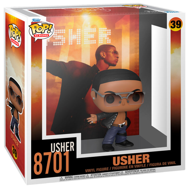 Figurka Funko POP Album Usher 8701 9 cm (889698657754) - obraz 1