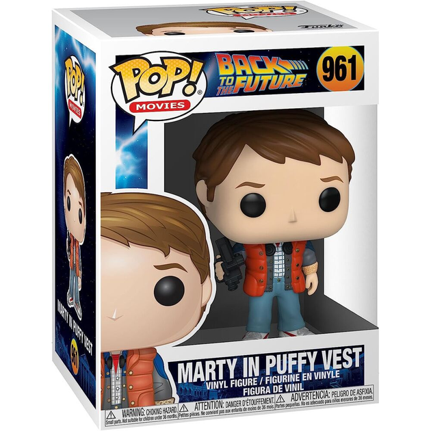 Figurka Funko POP Powrót do przyszłości Marty w bufiastej kamizelce 9 cm (889698487054) - obraz 1