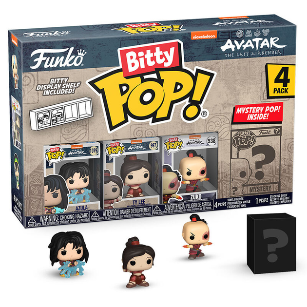 Zestaw figurek-niespodzianek Funko Bitty POP Avatar The Last Airbender Azula 2.2 cm 4 szt (889698730570) - obraz 1