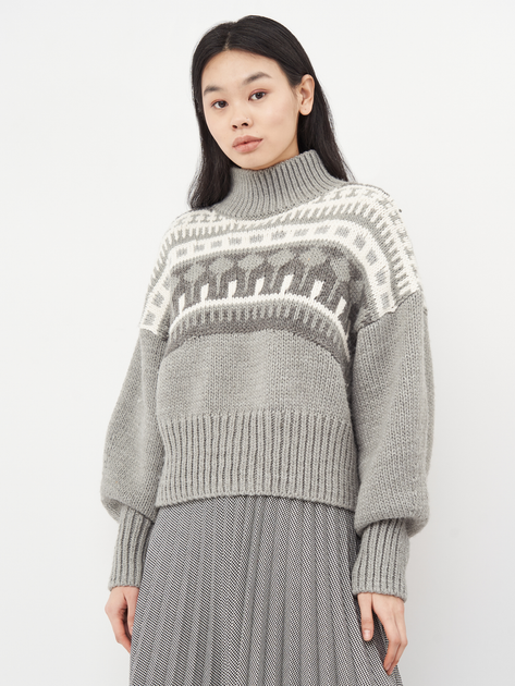 Свитер вязаний женский H&M Pringle Of Scotland 8041660wer M Серый (PS2030000334339) - изображение 1