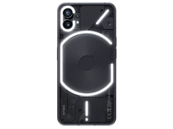 Смартфон Nothing Phone (1) 8/128GB Black - зображення 3