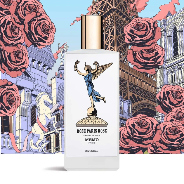 Парфумована вода унісекс Memo Rose Paris Rose 75 мл (3700458602067) - зображення 3