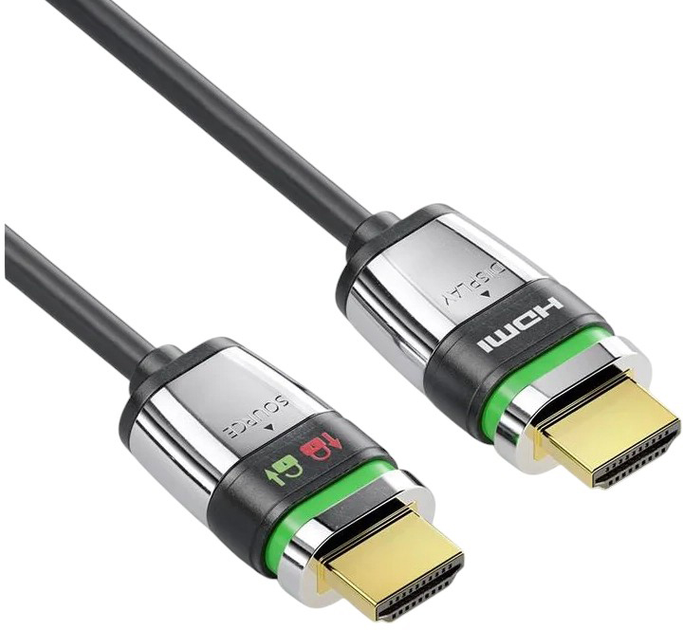 Kabel PureLink FiberX HDMI – HDMI v2.0 7.5 m Black (FX-I355-007) - obraz 1