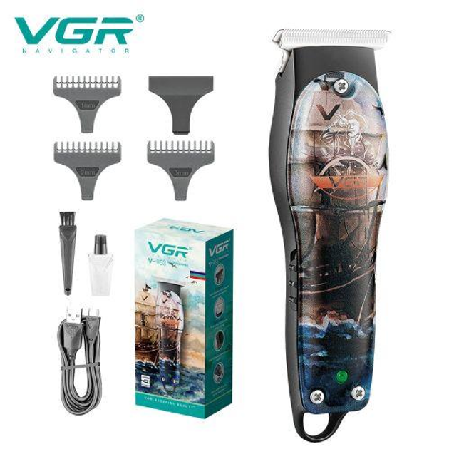 Машинка (триммер) для стрижки волосся VGR V-953, Professional, 4 ...