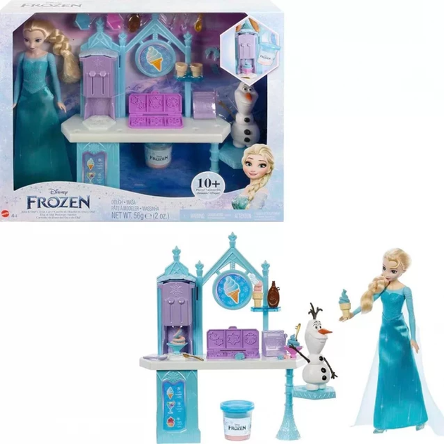Кукольный набор Disney Frozen Магазин мороженого Disney HMJ48 - Фото 1 Кукольный набор Disney Frozen Магазин мороженого Disney HMJ48 - зображення 1