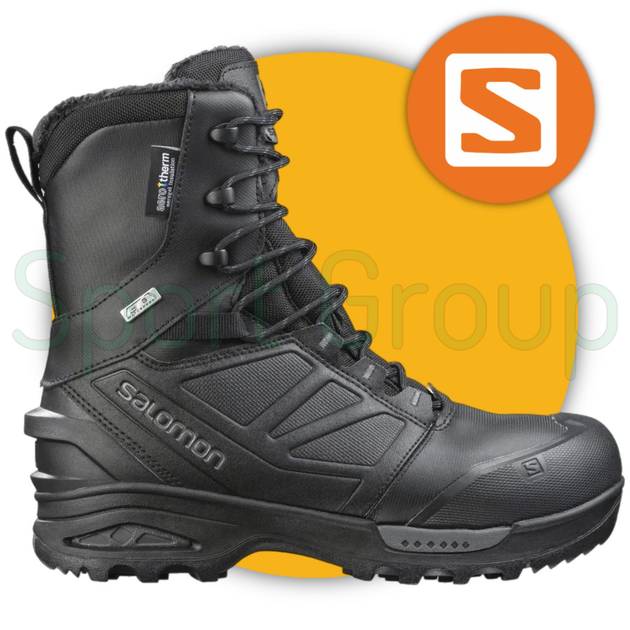 Ботинки тактические Salomon Toundra Forces CSWP (L40165000) Черный UK 10/EU 44,5 - изображение 1