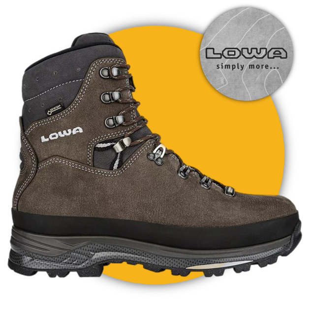 Зимние тактические ботинки Lowa Elbrus Superwarm GTX Slate (010666-0997) коричневый UK 7.5/EU 41.5 - изображение 1