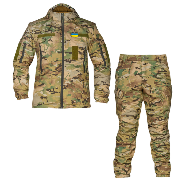 Зимний костюм ТТХ Softshell с утеплителем L 52 Multicam (148687) - изображение 1