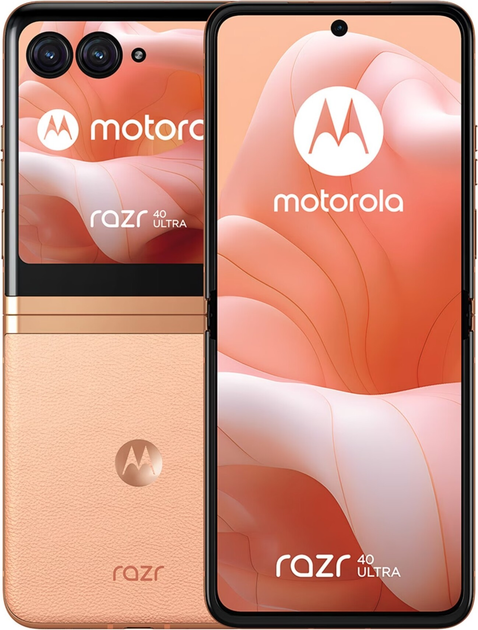 Мобільний телефон Motorola Razr 40 Ultra 8/256GB Peach Fuzz (TKOMOTSZA0359) - зображення 1