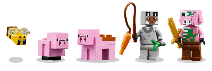 Конструктор LEGO Minecraft Будинок для поросят 238 елементів (21268) - зображення 4