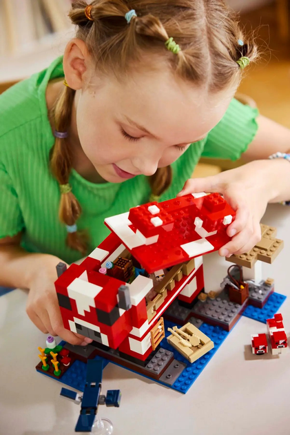 Конструктор LEGO Minecraft Грибний будинок 500 елементів (21270) - зображення 9