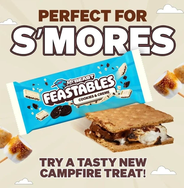 Білий шоколад Feastables Mr Beast Cookies Creme White Chocolate