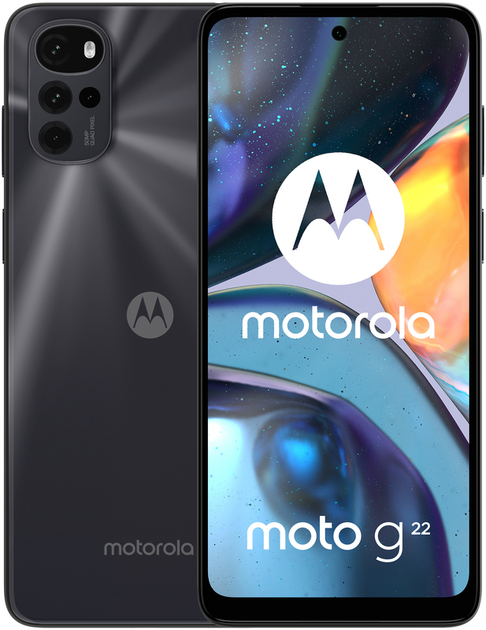 Мобільний телефон Motorola Moto G22 4/64GB Eco Black - зображення 1