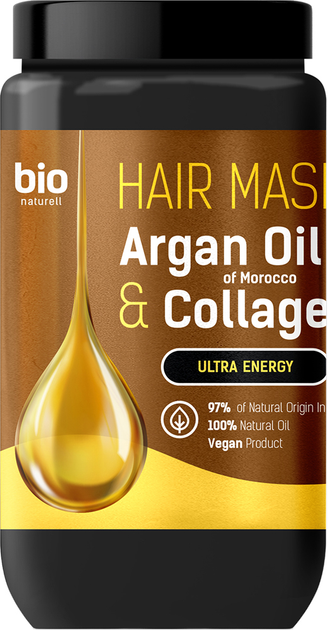 Maska do włosów Bio Naturell Argan Oil of Morocco & Collagen 946 ml (4820168433917) - obraz 1