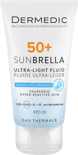 Krem przeciwsłoneczny Dermedic Sunbrella Spf 50+ do cery z problemami naczyniowymi 50 ml (5901643177584) - obraz 1