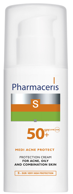 Krem przeciwsłoneczny Pharmaceris S Medi Spf 50+ do cery z trądzikiem 50 ml (5900717149052) - obraz 1