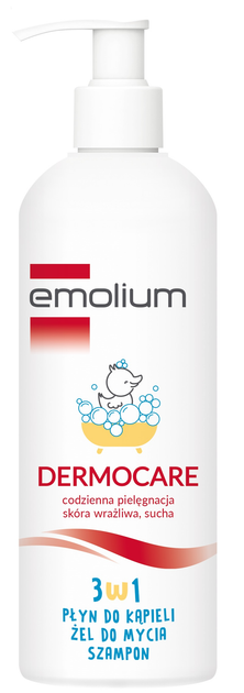 Засіб для миття Emolium Dermocare 3 в 1 400 мл (5902502353811) - зображення 1