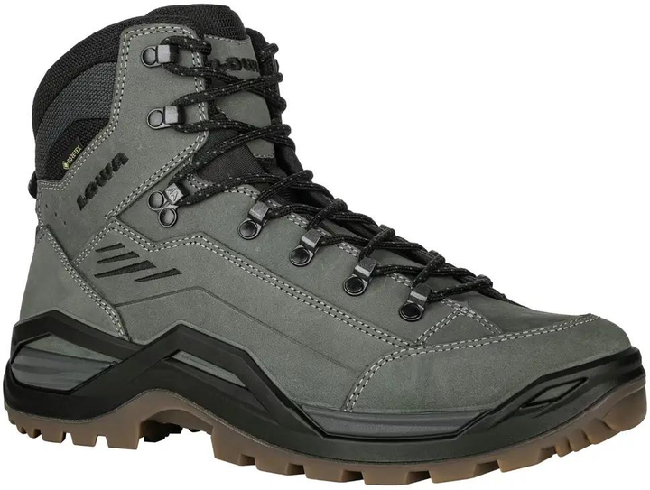 Ботинки с Gore-Tex Lowa Renegade Evo GTX MID 43.5 Dark grey-black - изображение 2