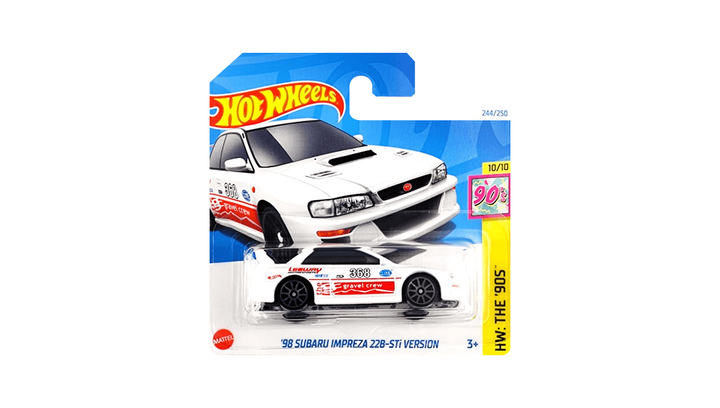 Машинка Базова Hot Wheels '98 Subaru Impreza 22B STi-Version The