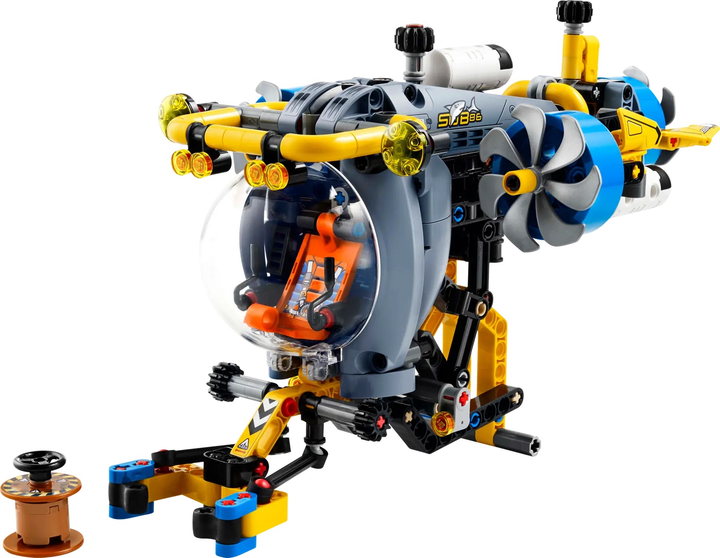 Zestaw klocków LEGO Technic Badawcza łódź podwodna 413 elementów (42201) - obraz 2