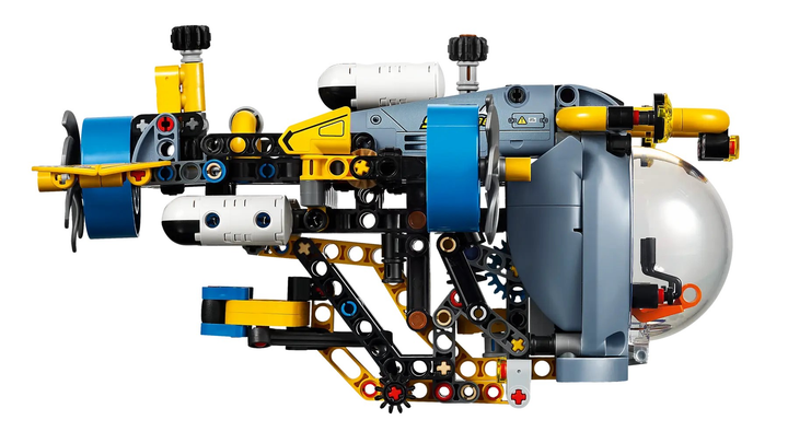 Zestaw klocków LEGO Technic Badawcza łódź podwodna 413 elementów (42201) - obraz 4