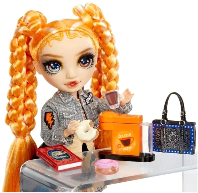 Lalka MGA Rainbow High Sparkle & Shine Fashion Clementine z akcesoriami (035051427803) - obraz 4