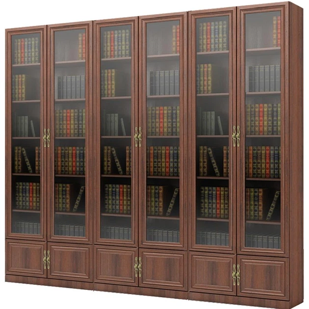 Книжкова шафа Granwod Classic комбінована чотиридверна з