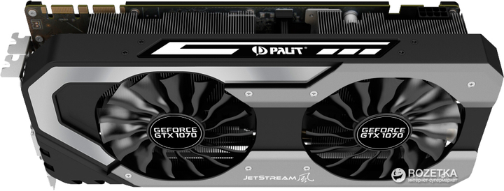 Видеокарта Palit PCI-Ex GeForce GTX 1070 Super Jetstream 8GB