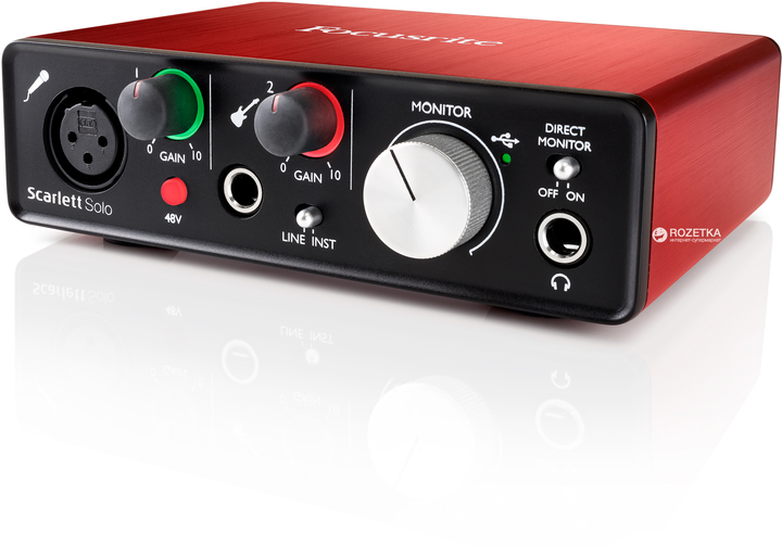 DTM・DAW Focusrite Scarlett Solo gen 2nd Focusrite Scarlett Solo 2-nd Gen - купить в Киеве, Украине