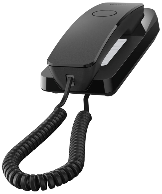 Telefon analogowy przewodowy Gigaset Desk 200 Black (S30054-H6539-R101) - obraz 1