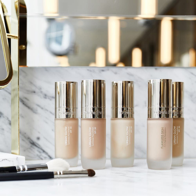 Тональна основа Dr Irena Eris Urban Glow SPF 30 030W Golden 30 мл (5900717567467) - зображення 4