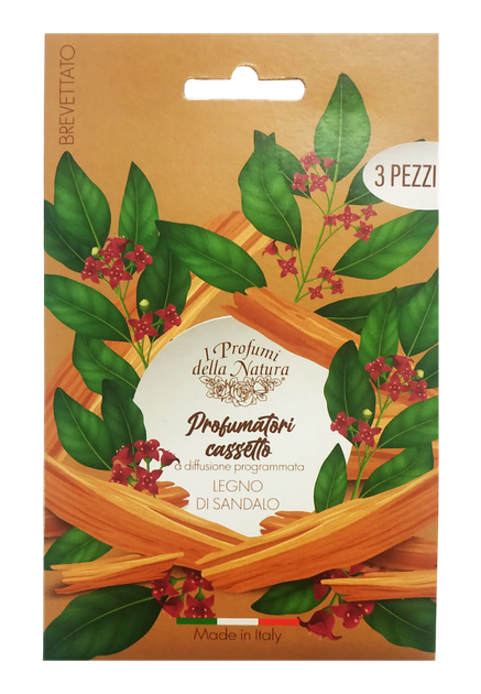 Комплект ароматичне саше Vinove Geca Perfumed Sachets Сандалове дерево 2 шт (km-6051) - изображение 2