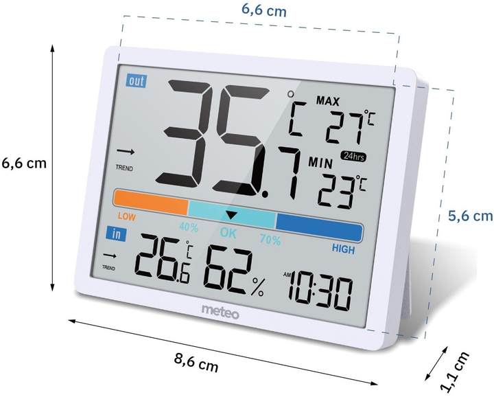 Метеостанція Meteo SP109 White (05SP109) - зображення 4