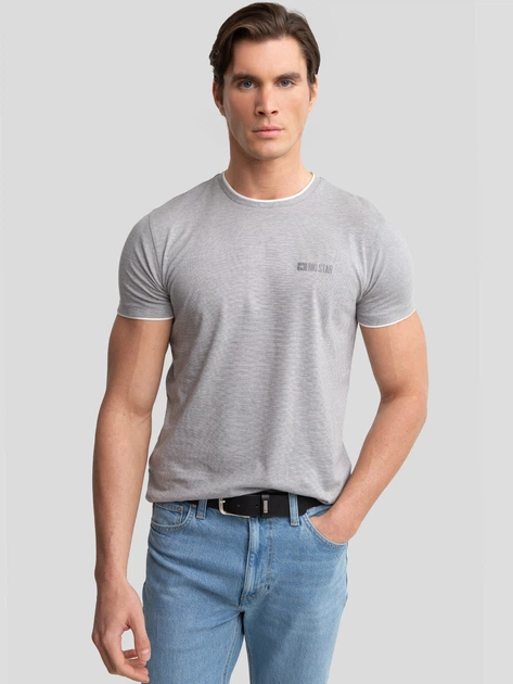 Koszulka damska bawełniana Big Star Fredris 903 L Szara (5900714831622) - obraz 1