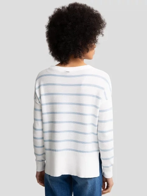 Sweter damski w paski Big Star Heartelia 400 2XL Błękitny (5900714834500) - obraz 2