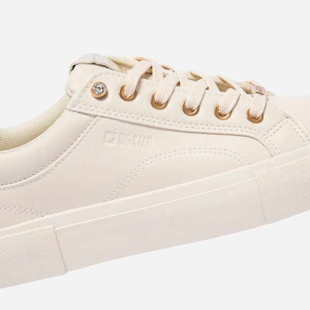 Жіночі снікери Big Star Nn274210 801 40 Бежеві (5900714752903) - зображення 3