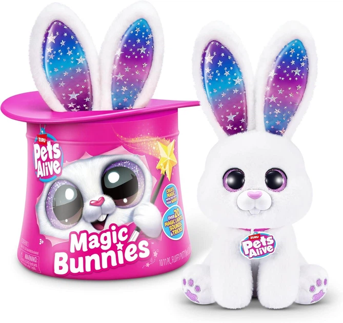 Интерактивная игрушка Pets Alive Magic Bunnies Кролик волшебник