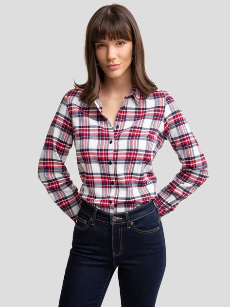 Сорочка жіноча Big Star Petrini 603 XL Червона (5900714832711) - зображення 1