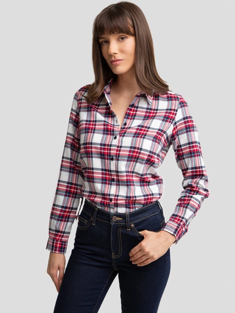 Сорочка жіноча Big Star Petrini 603 XL Червона (5900714832711) - зображення 4