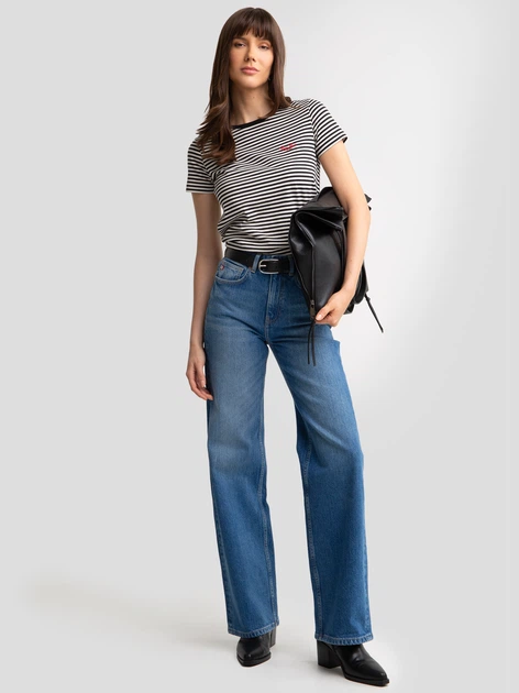 Koszulka damska bawełniana Big Star Zenaida 906 S Czarna (5900714832070) - obraz 3