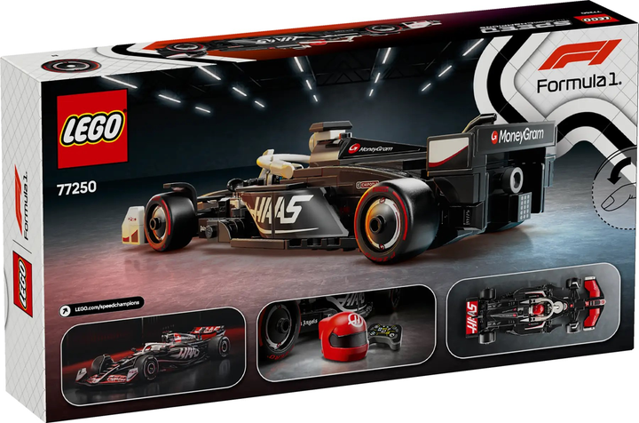 Конструктор LEGO Speed Champions Болід F1 MoneyGram Haas Team VF-24 242 елементи (77250) - зображення 1