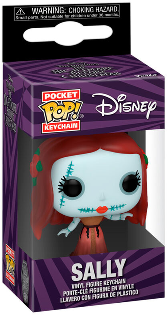 Brelok do kluczy Funko Pocket POP Nightmare Before Christmas 30th Anniversary Sally (889698723893) - obraz 1