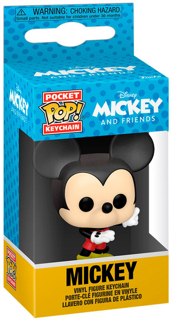 Brelok do kluczy Funko Pocket POP Disney Classics Mickey Mouse (889698596299) - obraz 1