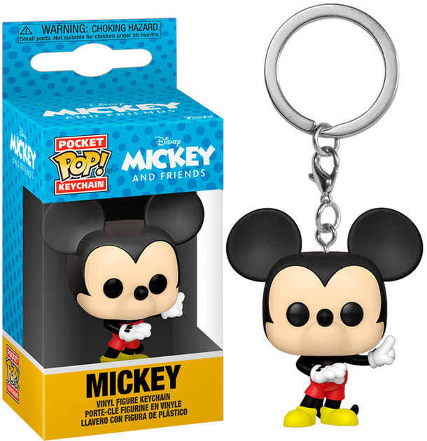 Brelok do kluczy Funko Pocket POP Disney Classics Mickey Mouse (889698596299) - obraz 3