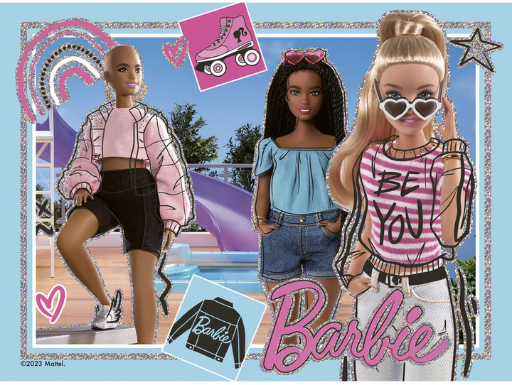 Zestaw puzzli Ravensburger Barbie 19 x 14 cm 12+16+20+24 elementów (4005556031740) - obraz 4