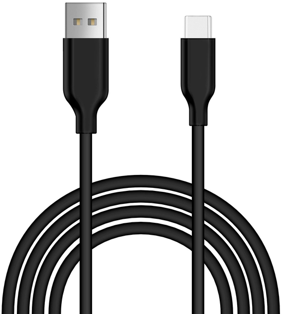 Кабель alkaya Speed Flex USB-A - USB-C 15W 1m Black (CL-60011) - зображення 1