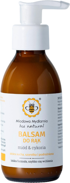 Balsam do rąk Miodowa Mydlarnia Miod i Cykoria 150 ml (5903636967042) - obraz 1