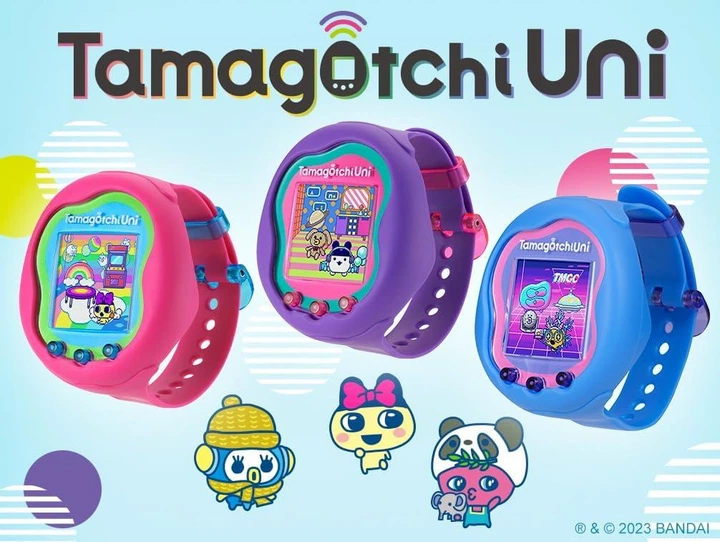 Игрушка интерактивная BANDAI Tamagotchi Uni Purple с Игрушка интерактивная BANDAI Tamagotchi Uni Purple с