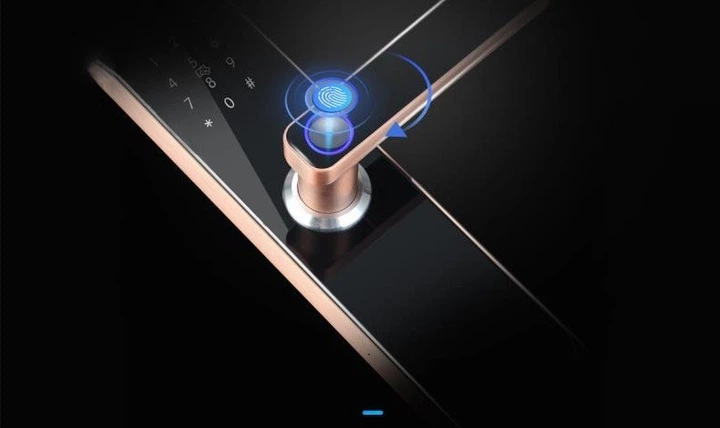 Умный замок Qleung S801 Rose gold - изображение 8